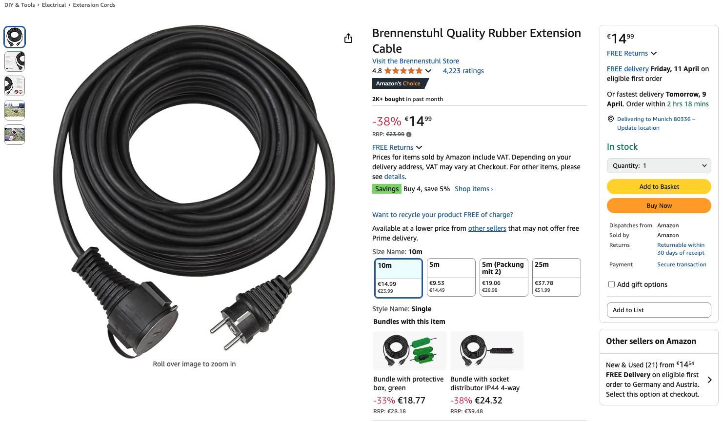 Amazon Call-to-action CTA