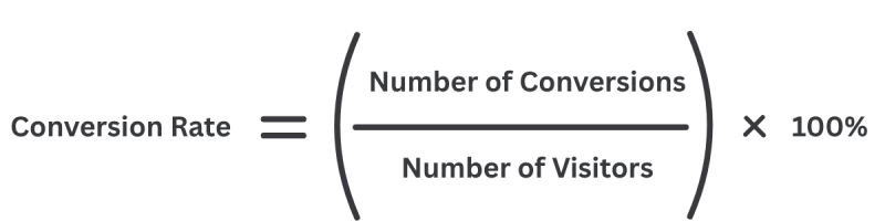 Formule du taux de conversion