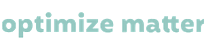 Logo of the agency optimize matter