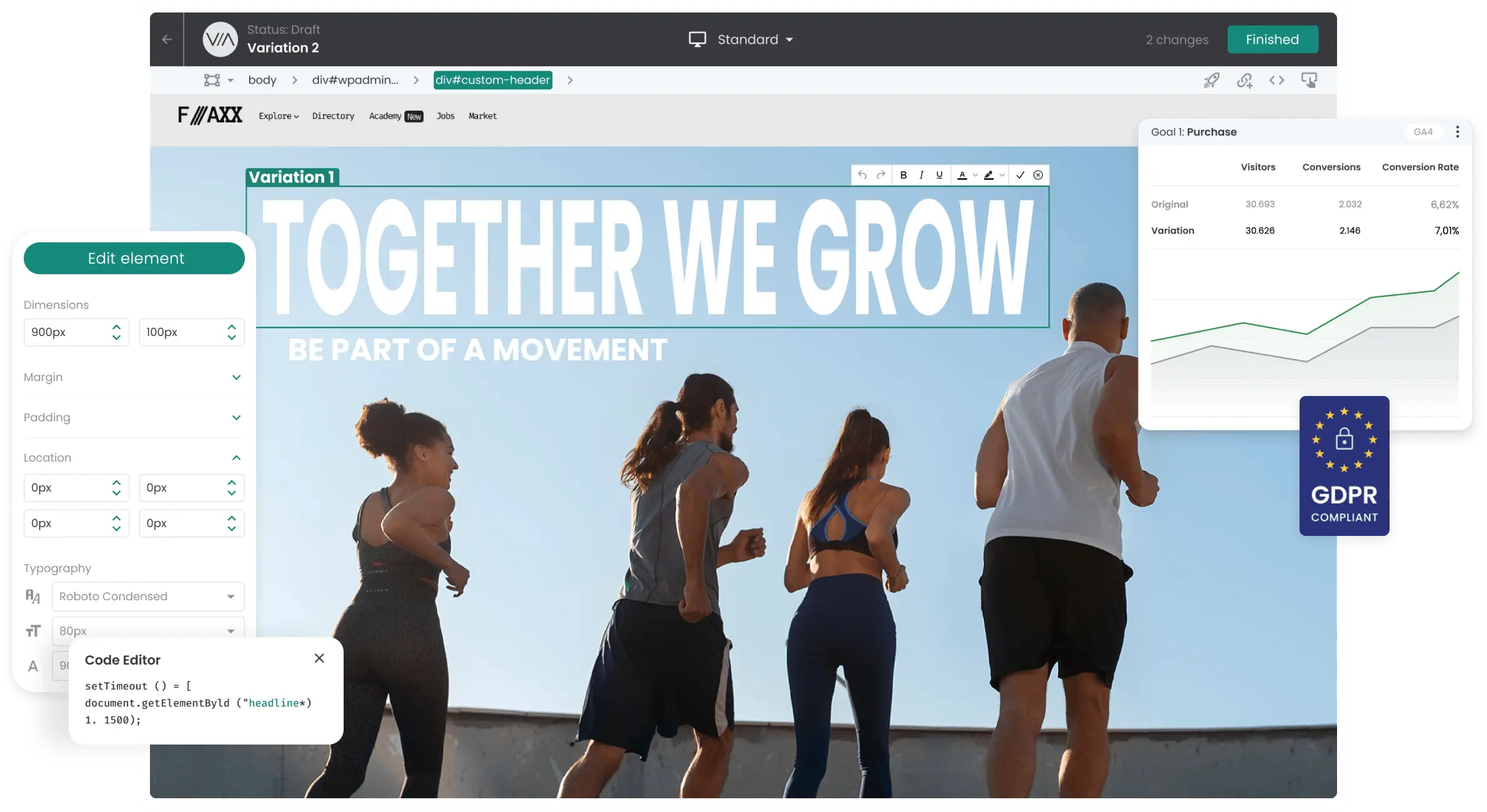Varify Visual Editor